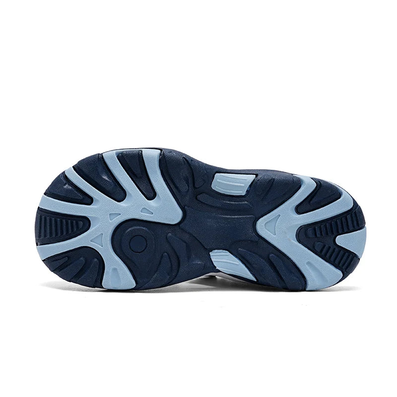 Summer Kids Beach Sandals Shoes Closed Toe Anti Bump Children's Walking Flat Shoe Outdoor Breathable Boy's Soft Sole Sandals