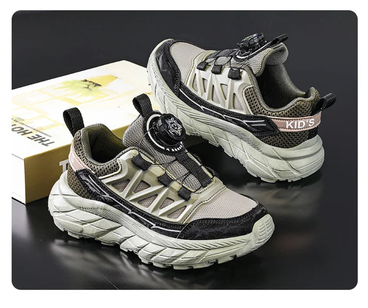 Fashion Knob Sports Shoes For Boys Comfortable Platform Children Casual Shoes Kids Designer Sneakers Breathable Child Sneakers