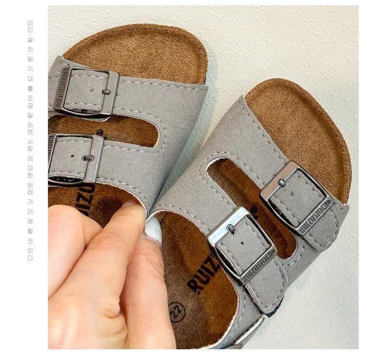 Boys Girls Summer Outdoor Soft Sole Anti Slip Kids Shoes Toddler Casual Open Toe Flat Sandals сандали
