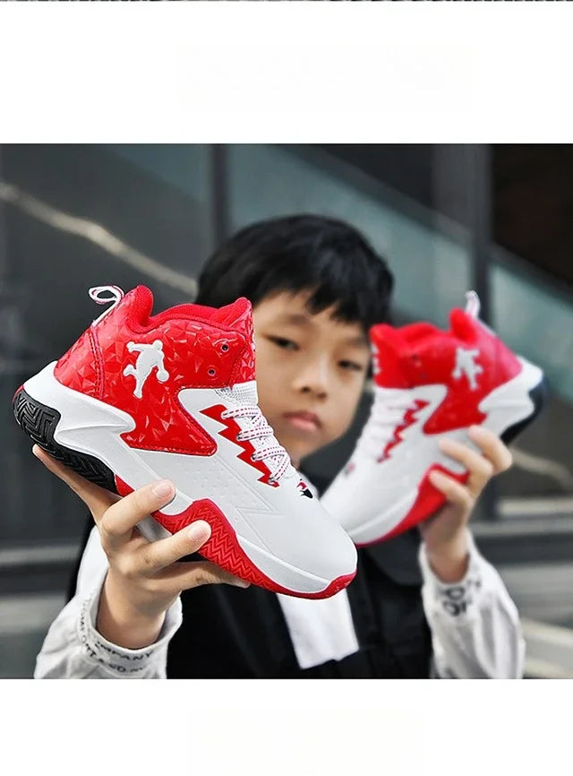 Kids High Top Basketball Shoes for Sports