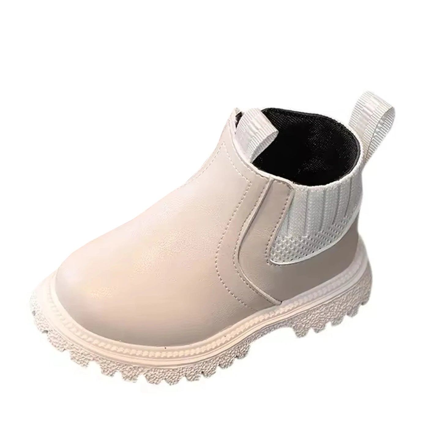 Kids Short Boots Fashion Boys Shoes Autumn Winter Leather Children Boots Non-Slip Toddler Girls Boot Toddler Snow Shoes