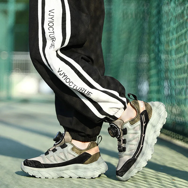 Fashion Knob Sports Shoes For Boys Comfortable Platform Children Casual Shoes Kids Designer Sneakers Breathable Child Sneakers
