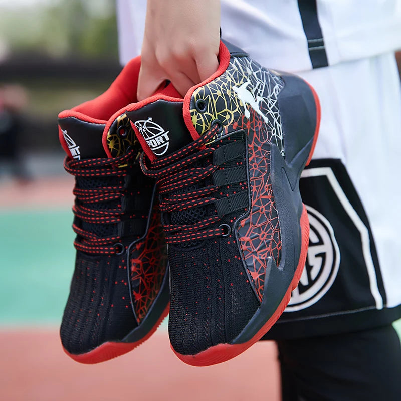 Kids Sneakers Boys Basketball Shoes Children's Casual Shoes Outdoor Training Running Sneakers Child Non-slip Comfortable 8