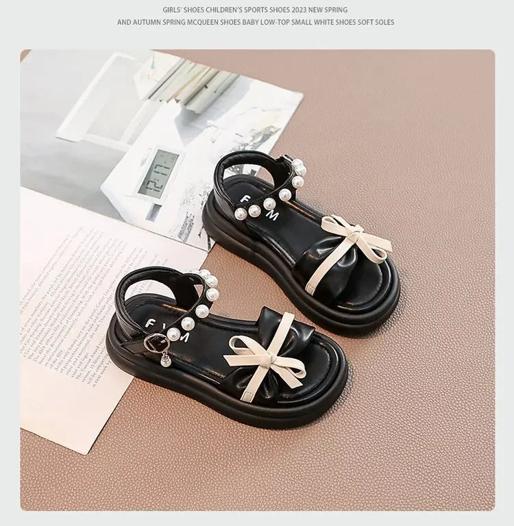 Girls' Shoes Children's Princess Sandals New Summer Summer Baby Soft Soled Ocean Beach Big Children's Sandals