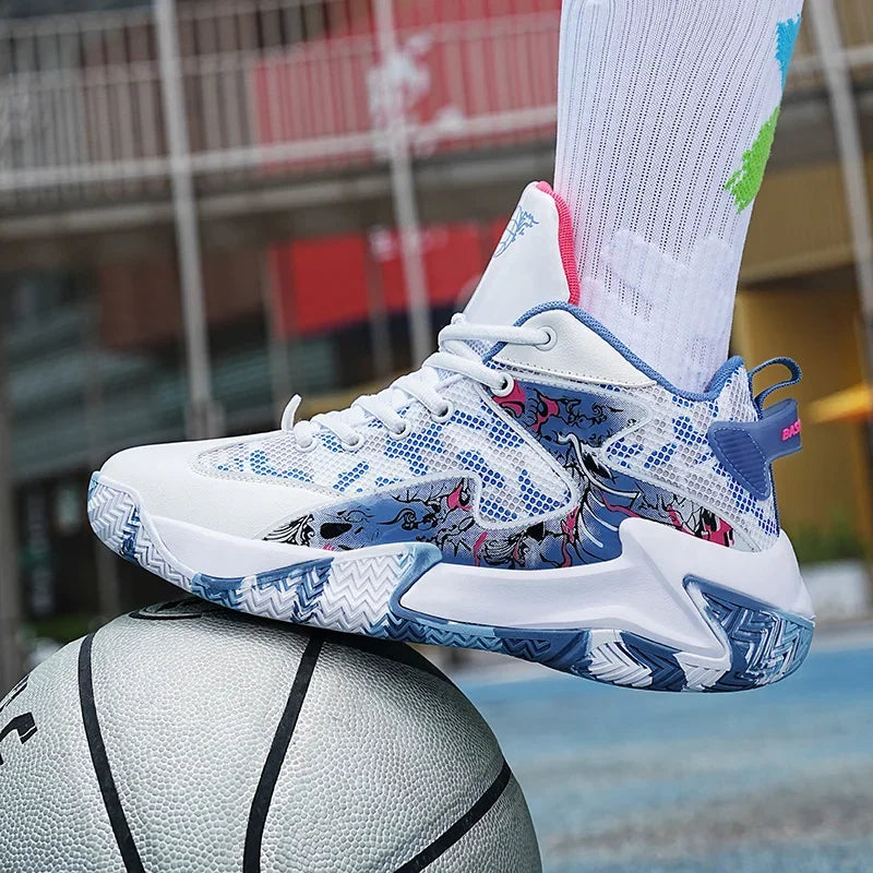 Men Basketball Shoes Light Sports Shoes Non-slip Trainer Women Unisex Breathable Athletic Outdoor Unisex High Quality Sneakers