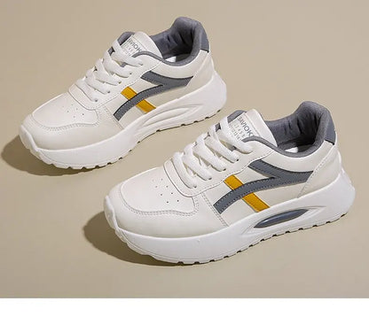 New sports shoes Women's White Sneakers Fashionable and Comfortable Sports Shoes Versatile Lightweight Casual Running Shoes