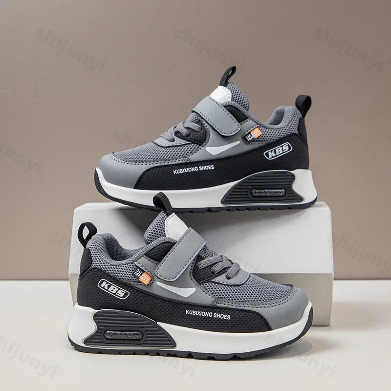 Children's Platform Sneakers Spring Autumn New Girls' Mesh Breathable Flats Lightweight Comfortable Non Slip Boys' Running Shoes