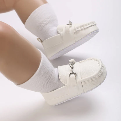 Casual Slip On Low Top Loafer Shoes For Baby Boys, Lightweight Comfortable Non Slip Flat Shoes For Indoor Outdoor Walking