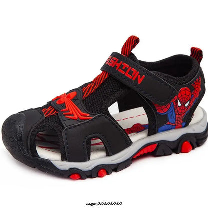 Superhero Summer Boys Sandals Kids Aqua Sport Sandals Soft Non-slip Toddler Infant Shoes Children Outdoor Beach Water Shoes