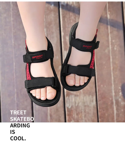 Summer Kids Sandals Breathable Boys Sandals Soft Comfortable Children's Shoes Outdoor Beach Girls Lightweight Slippers