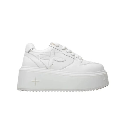 Women's Sneakers Spring Autumn Fashionable Casual Thick Soled Shoes Comfortable Height-increasing Platform Soles for Women