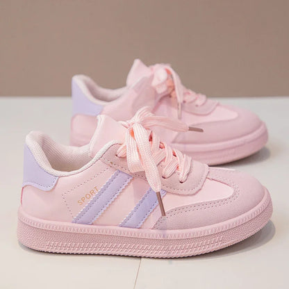 Kids Sneakers for Girls Spring Autumn New Boys Sneakers Fashion Patchwork Versatile Children Causal Tennis Shoes Hook Loop