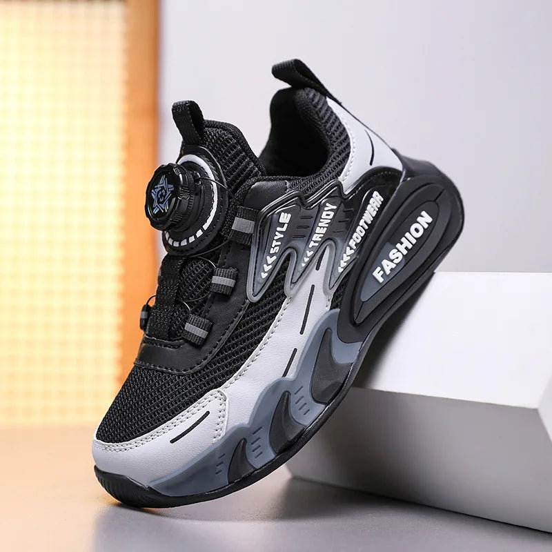 Luxury Boys Sneakers Spring 2026 Autumn Children Shoes Fashion Breathable Non-slip Kids Casual School Tennis Boy Sports Shoes