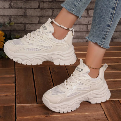 Women Sneakers New Fashion Chunky Sneakers Women Outdoor Tennis Platform Sports Shoes for Women Lightweight Designer Shoes