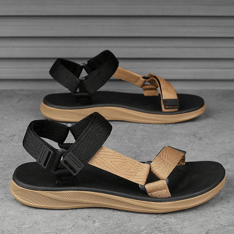 Men's Sandals Summer New Trendy Sports Shoes Non-Slip Wear-Resistant Soft-Soled Cool Beach Shoes for Men