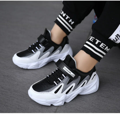 Children Sneakers Casual Shoes for Boys Leather Comfortable High Quality Running Sports Kids Girls Flat Shoes Fashion