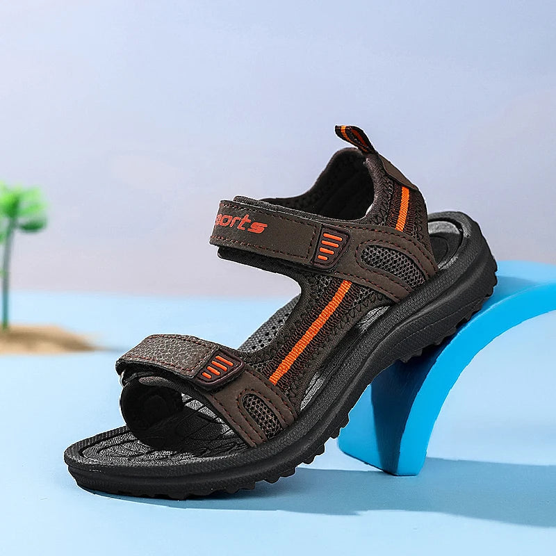 New Boys Sandals Shoes Summer Non-slip Beach Children Shoe Cartoon Sandal Girls Sandals Soft Baby Outdoor Beach Kids Sneakers
