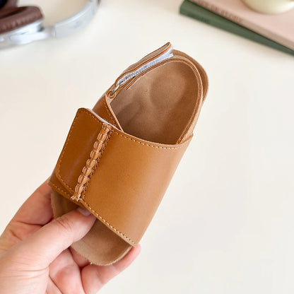 2025 Summer New Children Sandals for Boys Fashion Korean Style Soft Bottom Anti-slippery Versatile Open-toe Casual Beach Shoes