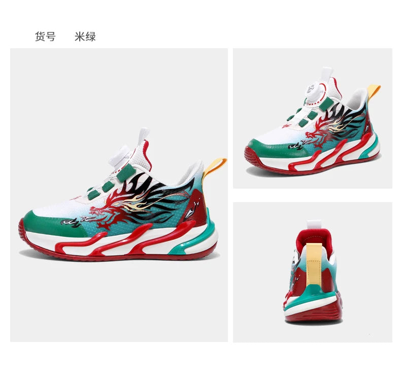 Imported Original Kids Rotary Buckle Sneakers