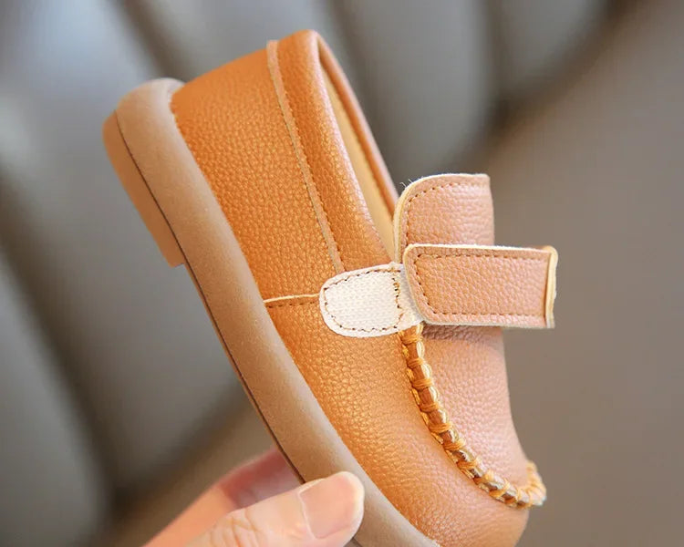 Boys Formal Leather Shoes for Children Kindergarten School Fashion Flats Kids Slip-on Loafers Classic Spring Autumn Korean Style