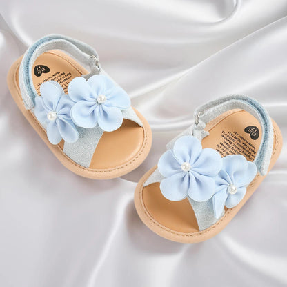 Baby Girls Sandals Summer Shoes Outdoor First Walker Toddler Girls Shoes for Summer