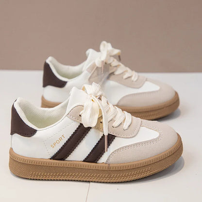 Kids Sneakers for Girls Spring Autumn New Boys Sneakers Fashion Patchwork Versatile Children Causal Tennis Shoes Hook Loop