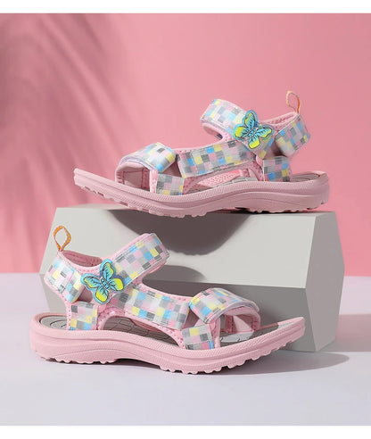 Summer Children Sandals Baby Toddler Soft Non-slip Princess Shoes Baby Cute Pearl Princess Dance  Kids Performance Prop