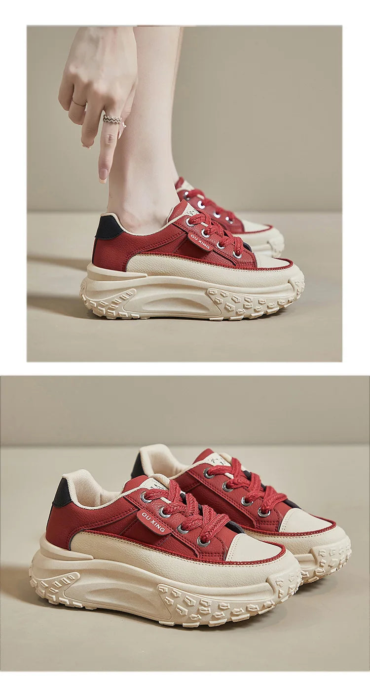 Sneakers for Women Fashion Platform Casual Shoes High Quality Anti-Slip Women's Sport Shoes designer Versatile Women tenis Shoes