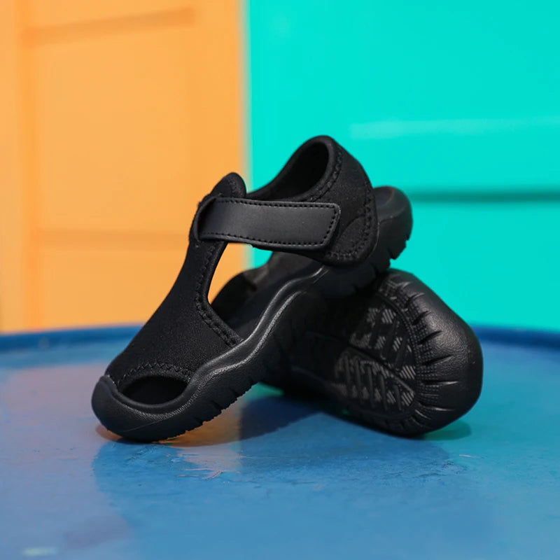 Baby Sports Sandals Brand Fashion Kids Shoes Girls Boys Breathable Anti-slip Beach Toddler Sandal Soft Sole Children Shoes