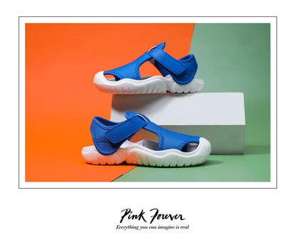 Baby Sports Sandals Brand Fashion Kids Shoes Girls Boys Breathable Anti-slip Beach Toddler Sandal Soft Sole Children Shoes