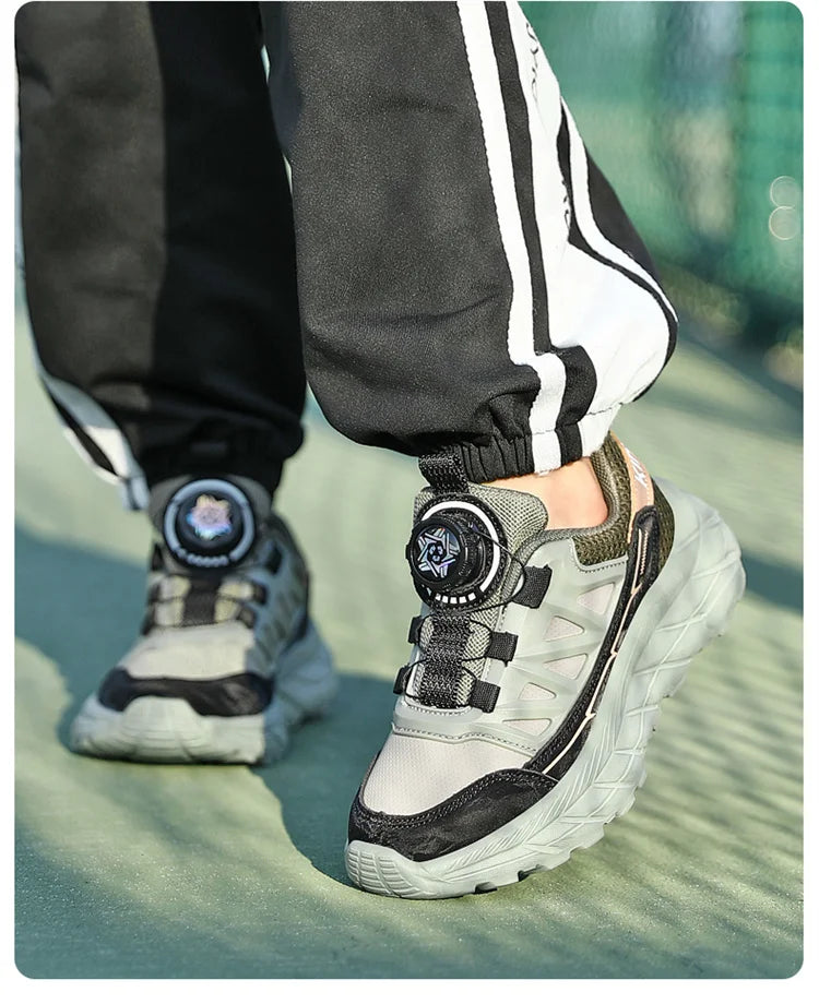 Fashion Knob Sports Shoes For Boys Comfortable Platform Children Casual Shoes Kids Designer Sneakers Breathable Child Sneakers
