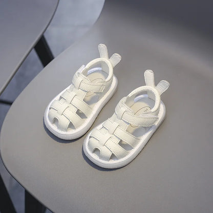 Baby Genuine Leather Sandals Boys & Girl's Summer Shoes Infant Toddler Shoes Non-slip Soft-soled Kids Children Casual Beach Sandals