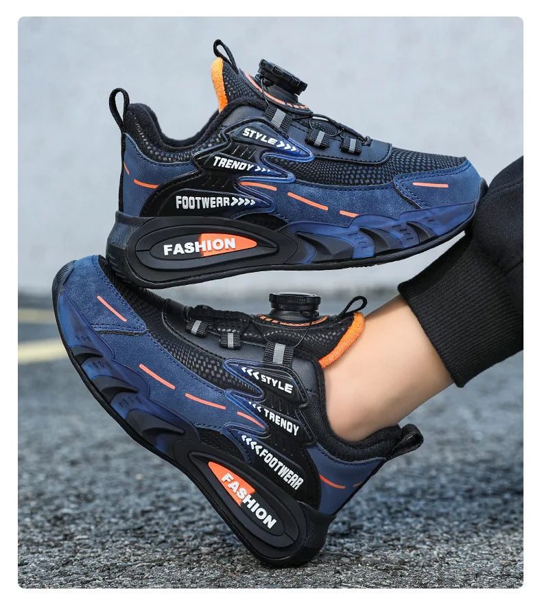 Luxury Boys Sneakers Spring 2026 Autumn Children Shoes Fashion Breathable Non-slip Kids Casual School Tennis Boy Sports Shoes