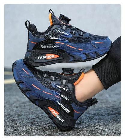 Luxury Boys Sneakers Spring 2026 Autumn Children Shoes Fashion Breathable Non-slip Kids Casual School Tennis Boy Sports Shoes