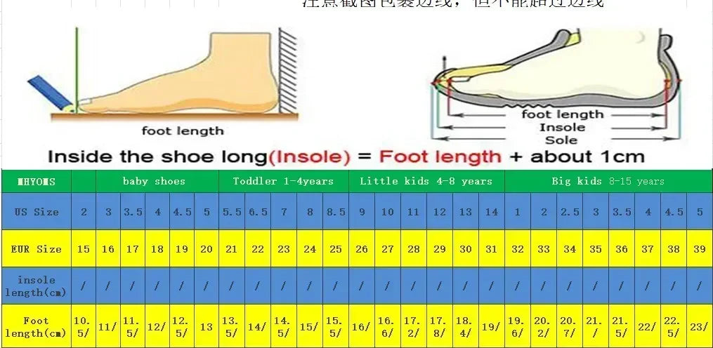 Children's Fashion Sneakers New Kids White Non-slip Casual Shoes Boys Girls Breathable Sneakers Toddler Outdoor Sports Shoes
