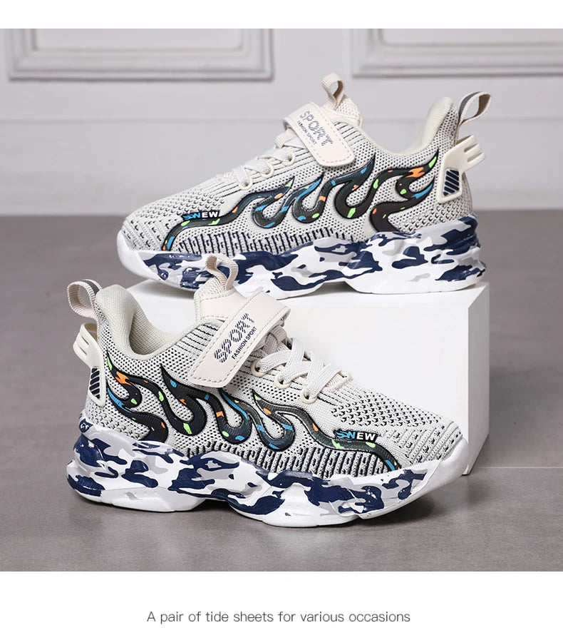 Boys Running Shoes Children Sneakers Mesh Kids Casual Sneakers for Boys