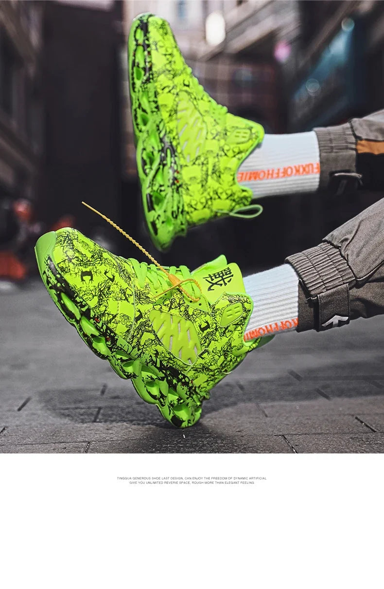 New Basketball Shoes Men Anti Slip Basketball Sneakers Training Walking Shoes Men Light Weight Sport Sneakers Plus size 46