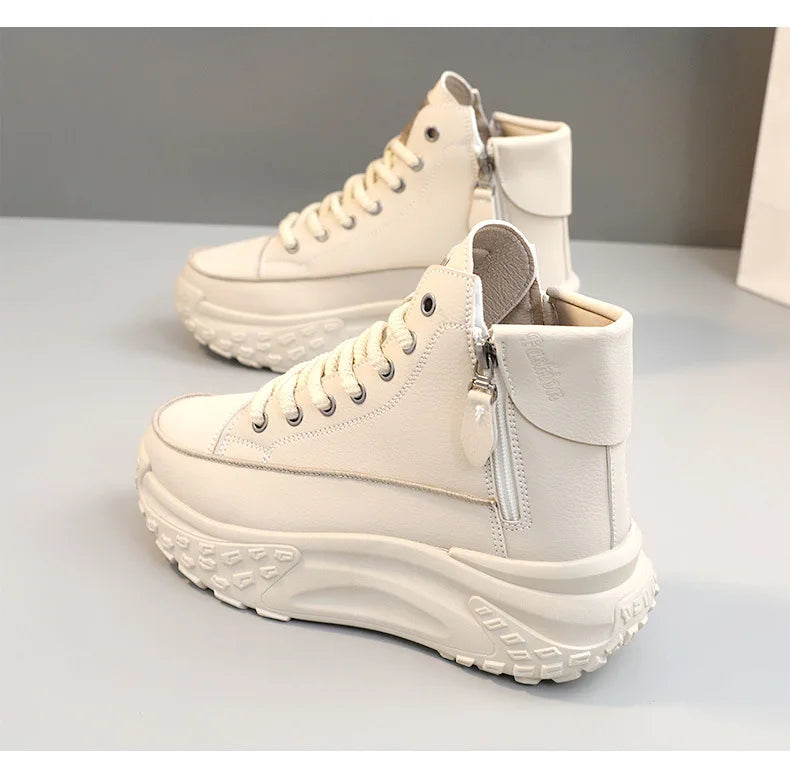 Women's Sneakers Luxury Fashion Womens Boots High-top Platform Casual Shoes New Female Outdoor Running Shoes Winter Women Shoes