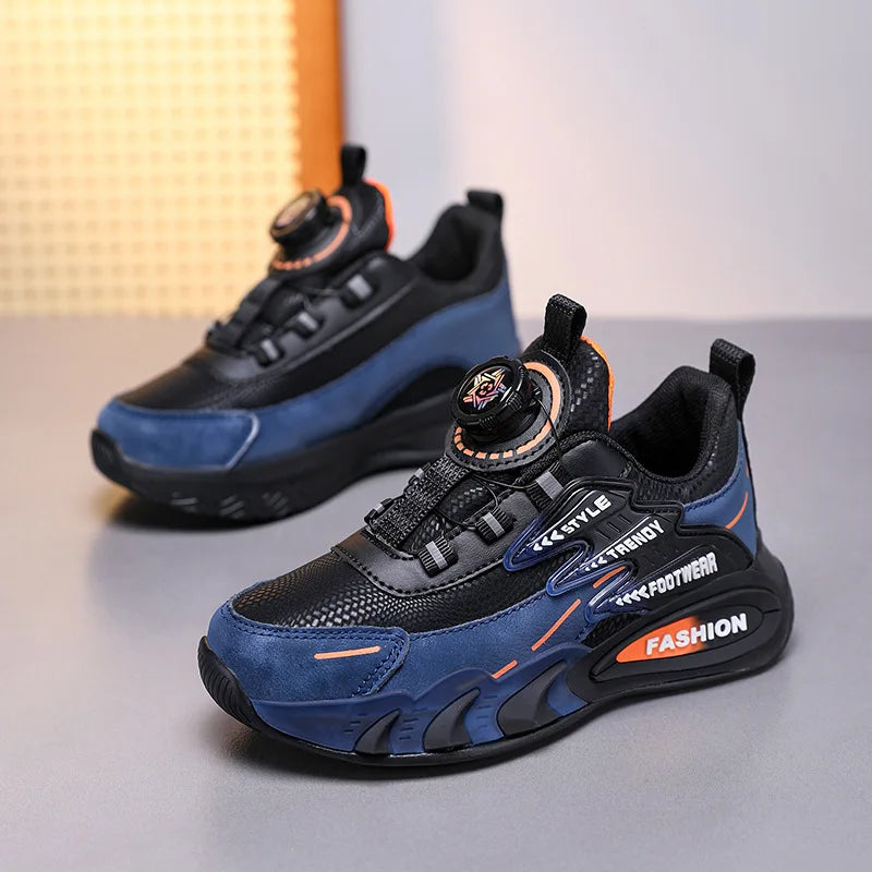 Luxury Boys Sneakers Spring 2026 Autumn Children Shoes Fashion Breathable Non-slip Kids Casual School Tennis Boy Sports Shoes