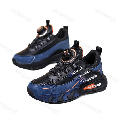 Luxury Boys Sneakers Spring 2026 Autumn Children Shoes Fashion Breathable Non-slip Kids Casual School Tennis Boy Sports Shoes