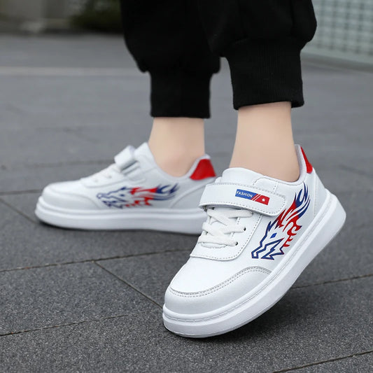 Children's Sports Shoes Boys Casual Running Sneakers Breathable Non-Slip Flat Walking Shoes Fashion Kids Athletic Footwear