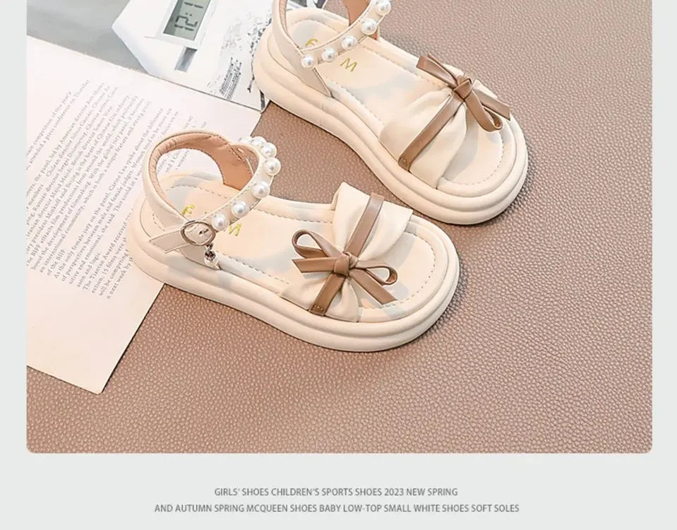 Girls' Shoes Children's Princess Sandals New Summer Summer Baby Soft Soled Ocean Beach Big Children's Sandals