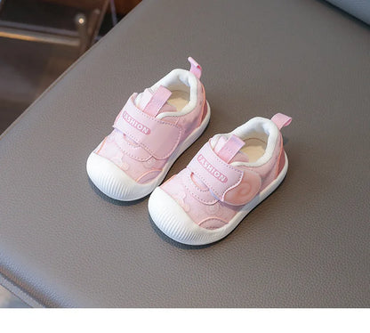 Kids Sneakers Baby Boys Girls Non Slip Spring Autumn 2025 Fashion Children Toddler Walking Shoes Design Cute Sweet Casual Shoes