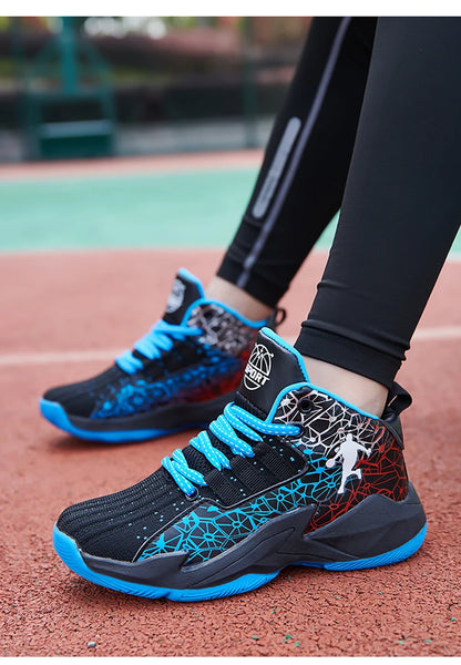 Kids Sneakers Boys Basketball Shoes Children's Casual Shoes Outdoor Training Running Sneakers Child Non-slip Comfortable 8