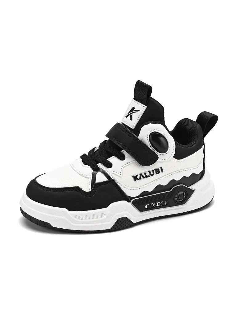 Fashion Children's Sneakers Kids Design White Non-slip Casual Shoes for Boys Girls Hook Breathable Trainers Toddler Outdoor Shoe