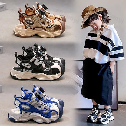 Children Casual Shoes Mesh Breathable Outdoor Beach Shoes Non Slip Comfort Fashion Kids Shoes