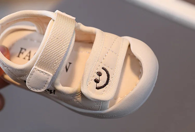 Toddler Sandals Summer Children Shoes Little Kids Sport Sandals Lucky Smile Face Unisex Baby Boys Girls Casual Anti-slip Sandals