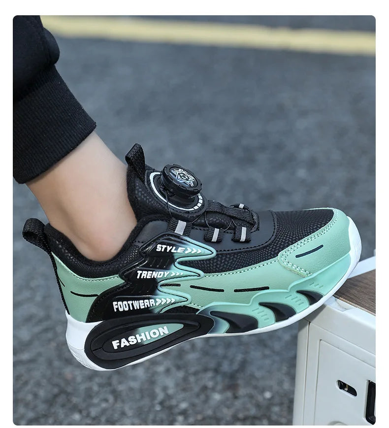 Luxury Boys Sneakers Spring 2026 Autumn Children Shoes Fashion Breathable Non-slip Kids Casual School Tennis Boy Sports Shoes