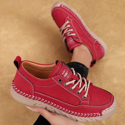 Platform Loafers 2025 New High Quality Men's Sports Shoes Leather Casual Shoes Autumn Breathable Men's Shoe Women's Flat Shoes