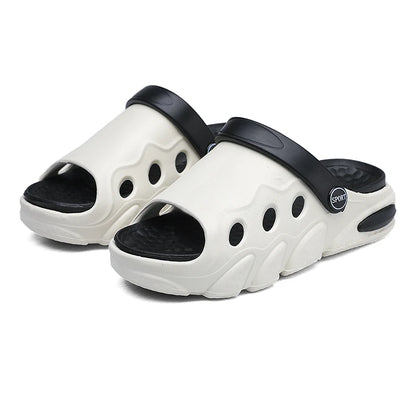 Soft-soled slippers Boys 2025 summer new two-wear children's flip-flops sandals girls breathable non-slip beach shoes